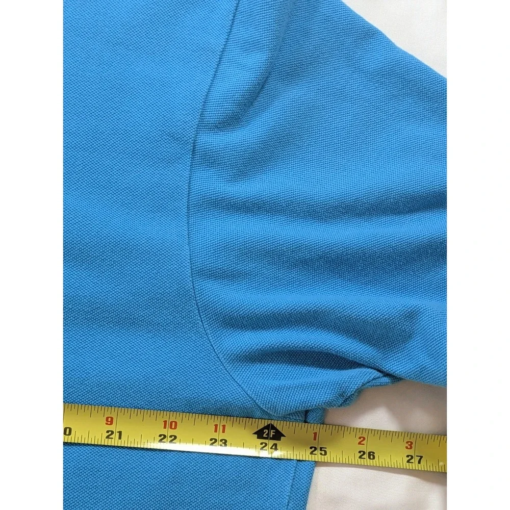 Polo Ralph Lauren Performance Polo Golf Shirt Turquoise‎ Men's XL Orange Pony